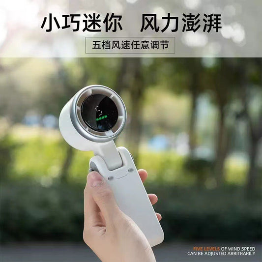Popular Outdoor Handheld Mini Fan Desktop Fan Brushless Motor Hanging Neck Small Fan Cross-Border Hot Model