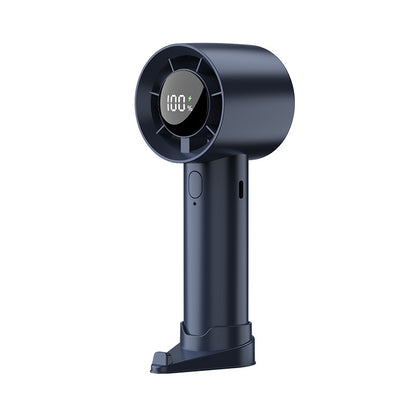 New Cross-Border High-Speed Small Fan Portable Student Desktop Fan Outdoor USB Digital Display Handheld Small Fan